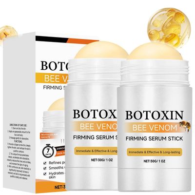 Botox Bee Venom Wrinkle Removal Cream,Bee Venom Firming Serum Stick, Advanced Firming Wrinkle-Reducing Creams,Lifting Tightening Skin Firming Cream,Face Moisturizer Reduce Wrinkle Fine Line(2pcs)