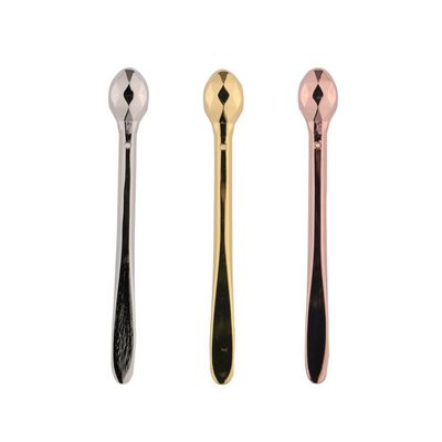 YATEASLU 3 Pcs Eye Cream Applicator Wand Sticks Metal Eye Cream Spoon Cosmetics Spoon Applicators Anti-wrinkle Anti-aging Eye Massagers for Girls Women gold rose gold silver