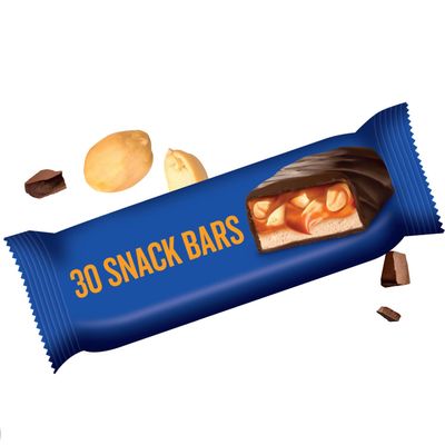 Little Secrets Dark Chocolate Nougat Bars 30 Snack Bars Made in Europe Nothing Artificial No Sugar Alcohols Sustainable Cocoa 3.9 Ounce (Pack of 6)
