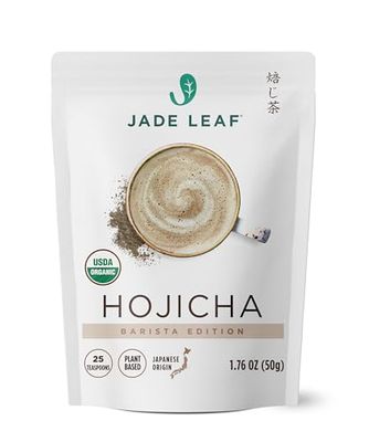 Jade Leaf Matcha Organic Japanese Hojicha Powder, Roasted Matcha Green Tea Powder - Barista Edition - Authentic Japanese Origin (1.76 Ounce Pouch)