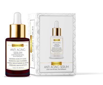 UNISAIF Anti Aging Serum - Serum for Face Anti Aging Age Spot Remover for Face Pore Minimizer for Face Face Firming Serum for Skin Tightening Facial Serum Reverses Sign of Aging 12 ml