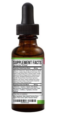 Green Organics Vitamin B Complex Liquid Drops to Support Energy, Vitality, and Immunity Health (2 Fl Oz)