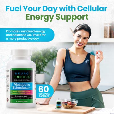 Metabolic Stimulator Metabolism Supplement - Dietary Supplement with D-Chiro Inositol, MyoInositol, Chromium, Phosphatidylserine, Lithium Orotate for Cellular Energy Support - 90 Capsules