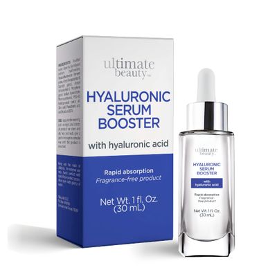 Ultimate Beauty Hyaluronic Acid Serum Booster, 1.5 Pure Hydrating Serum to Plump and Repair Dry Skin, 1fl. Oz