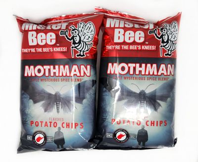 2 Pack of Potato Chips 8oz Bags Mister Bee Proudly Made in West Virginia Since 1951 (8oz, Mothman Style Mysterious Spice Blend)