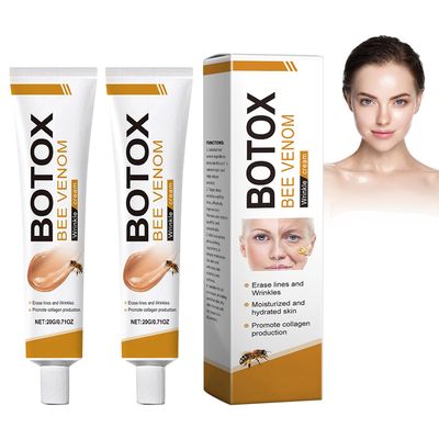 SMIUBA Bee Venom Cream, Anti Aging Wrinkle Removal and Firming Face Moisturiser, Deep Moisturizing and Lifting Bee Venom Cream for All Skin Types, 2 PCS
