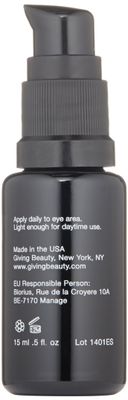 Kahina Eye Serum for Dark Circles, Eye Bags, and Puffiness - 0.5 fl oz - Light, Fast-Absorbing Under Eye Serum Reduces Fine Lines and Wrinkles - Anti Aging Serum Manufactured in the USA