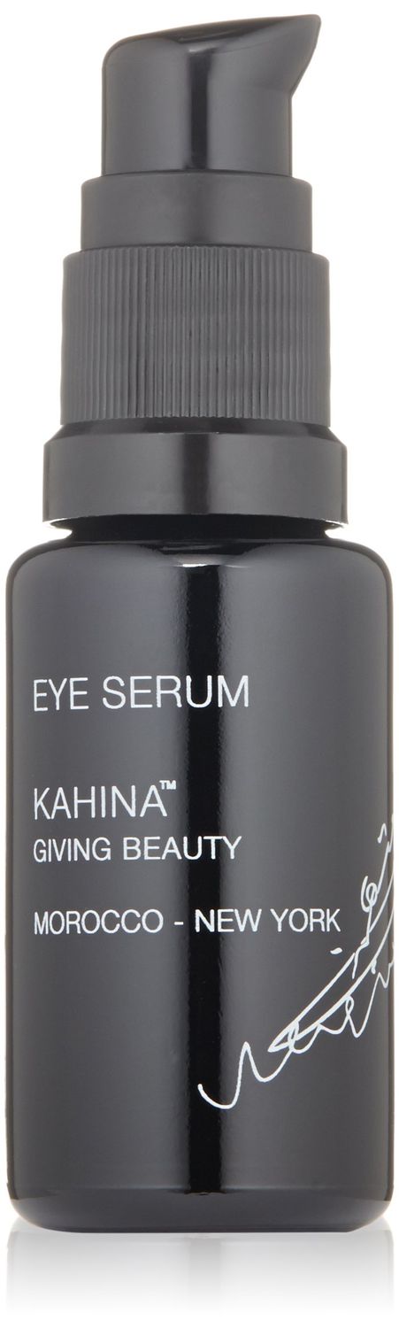 Kahina Eye Serum for Dark Circles, Eye Bags, and Puffiness - 0.5 fl oz - Light, Fast-Absorbing Under Eye Serum Reduces Fine Lines and Wrinkles - Anti Aging Serum Manufactured in the USA