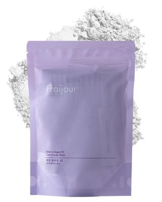 Fraijour Retin-Collagen 3D Core Powder Wash - Exfoliating Powder Cleanser with Papain 7 Collagens, Tightens Pores, Smooths Skin, Anti-Aging, For Oily Acne-Prone Skin, 30 Packets, 0.04 oz. each