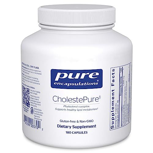 Pure Encapsulations CholestePure Supplement to Support Cardiovascular Health, Enzyme Function, and Lipid Metabolism 180 Capsules