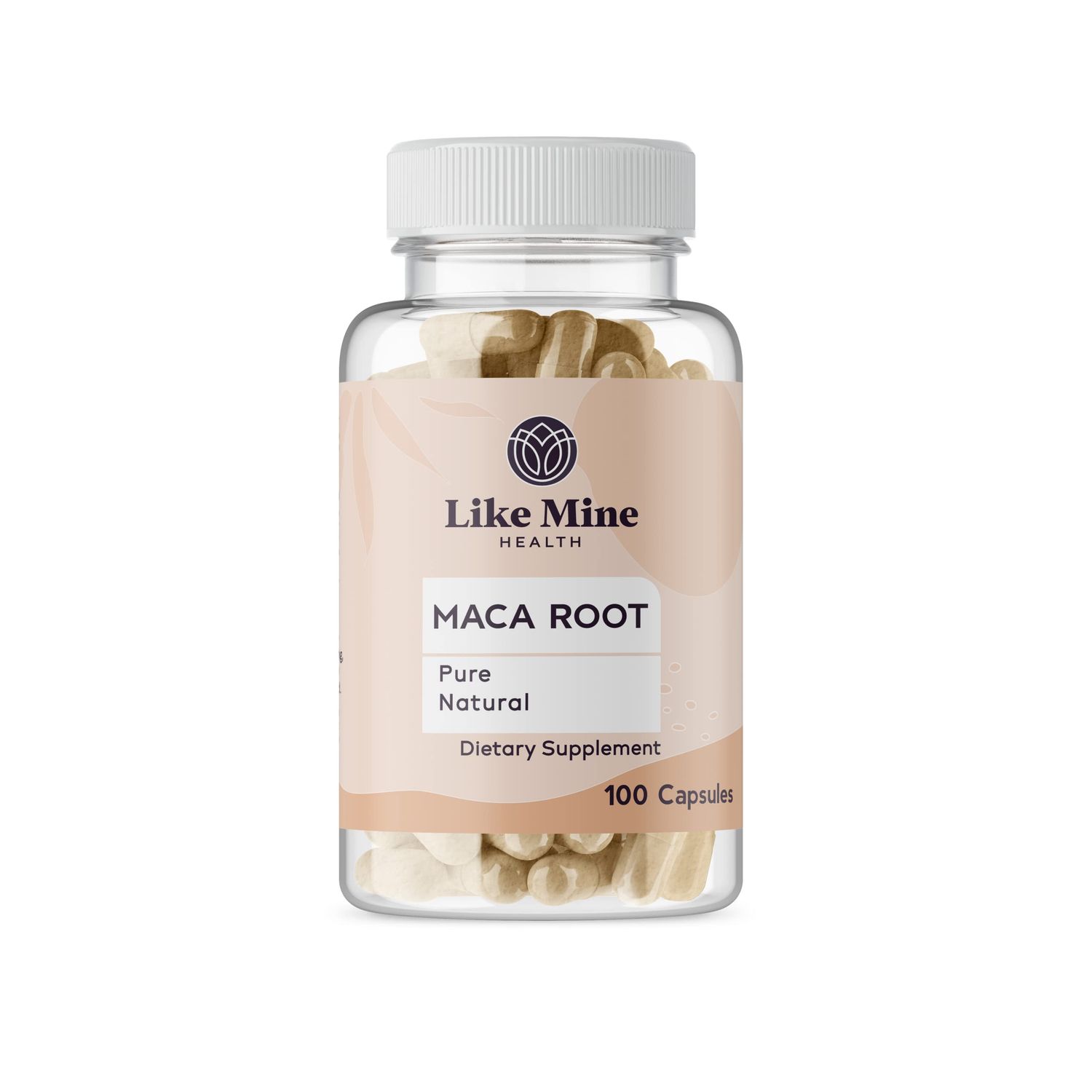 Like Mine Maca Root (100 Capsules) Pure, No Fillers, Single Ingredient