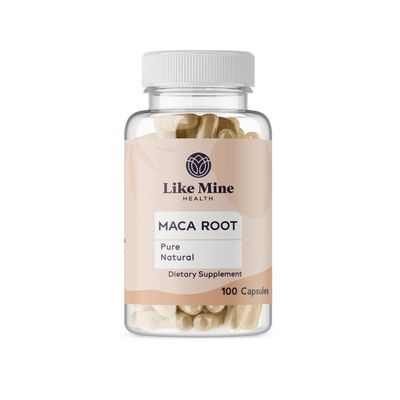 Like Mine Maca Root (100 Capsules) Pure, No Fillers, Single Ingredient