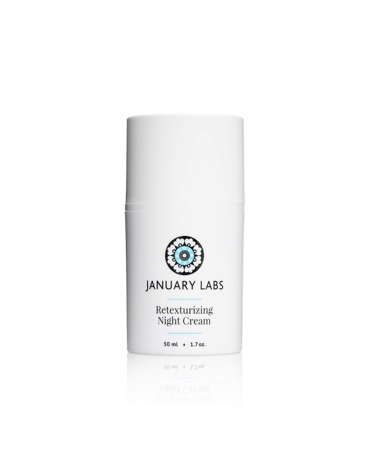 January Labs Skin Essentials Retexturizing Night Cream, Anti-Wrinkle Moisturizer, 1.7 oz. bottle