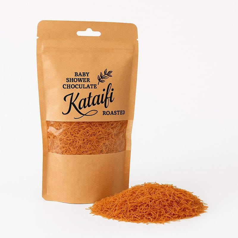 Roasted Kataifi for Dubai Chocolate Bar - Inspired by Kunafa Pastry, Crispy Caramelized Kadayif, Kunafah, Dubai Chocolate Filling, Roasted Shredded Wheat, (3.5oz) 100gr