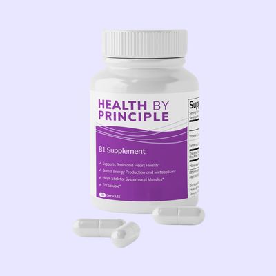 HEALTH BY PRINCIPLE B1 Supplement(TTFD) - Energy Production, Cognitive Health,Digestion Support - 100 Capsules