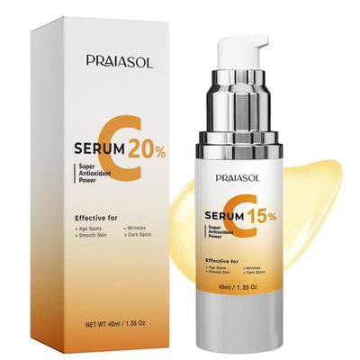 Total Package Serum: Super Vitamin C Serum for Women Over 70 - Advanced Anti-Aging Formula for Face Hydrating, Firming, Lifting Wrinkle Reduction