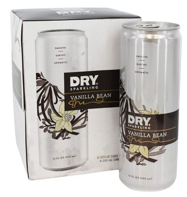 Dry Botanical Bubbly Vanilla Bean Soda 4 pk, 12 FZ