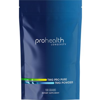 ProHealth Longevity TMG Pro 100 Grams Bulk Powder (Trimethylglycine - Betaine Anhydrous) - Methylation Support