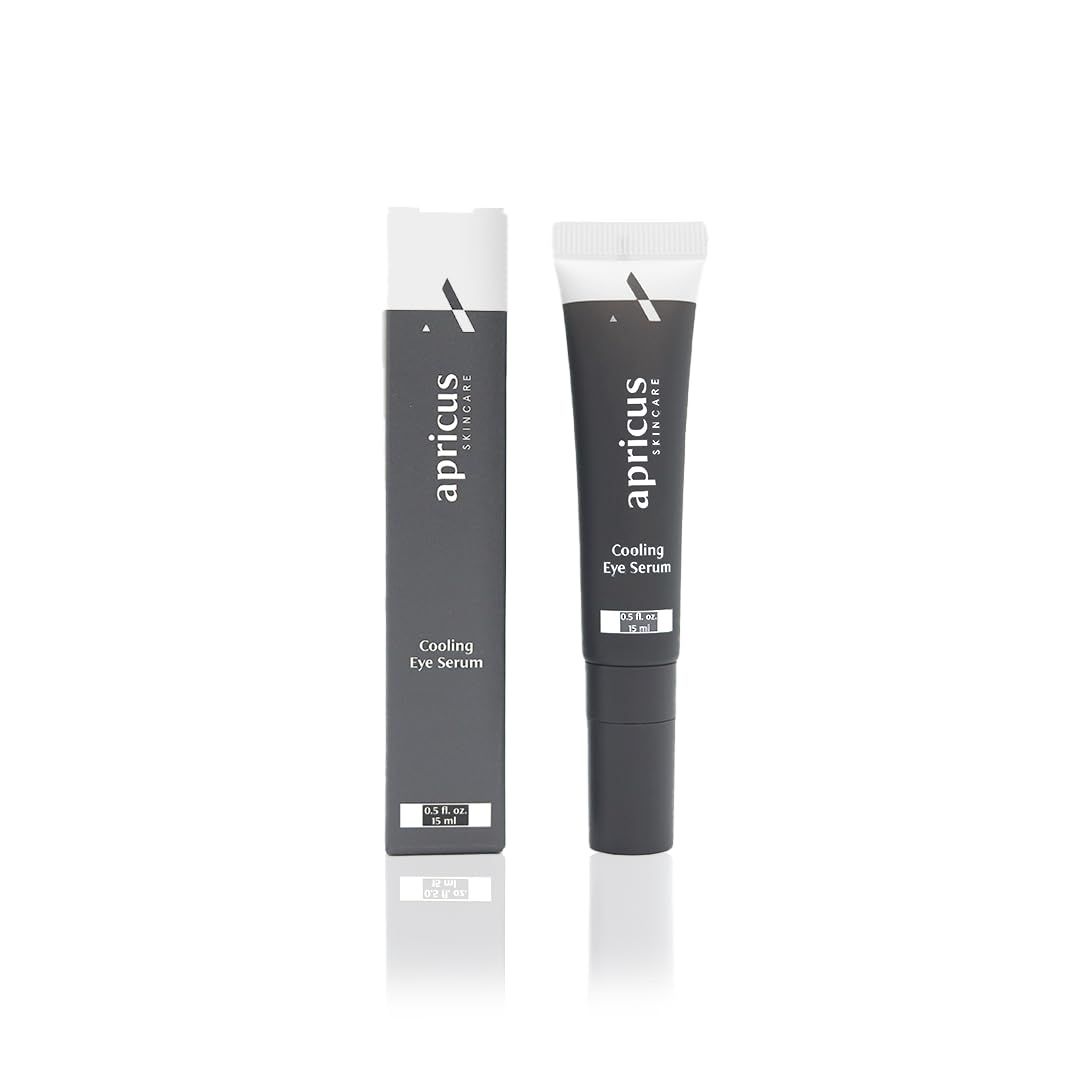 Forte Series Apricus Eye Serum, Caffeine Peptide Formula, Lightweight Serum for Dark Circles, Puffiness and Fine Lines