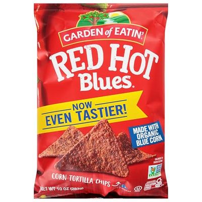 Garden of Eatin&#39; Red Hot Blues Corn Tortilla Chips 10 oz