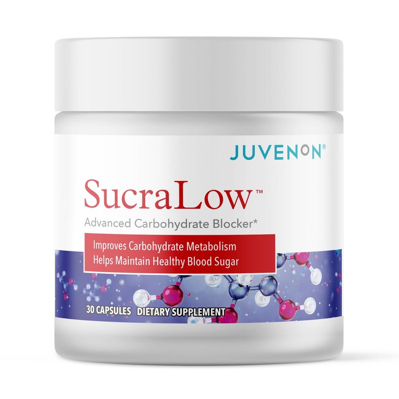 Juvenon Surcalow Daily Carbohydrate Support Vitality Metabolism Energy Supplement 30 Capsules