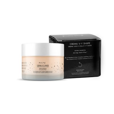 INSANE GLOW V-Y Shape Face Neck Cream - 5 Peptides Myrtle Leaf - Lift, Firm Define Mature Skin - Anti-Aging Moisturizer. Dermatologically tested on sensitive skin.