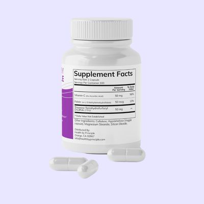 HEALTH BY PRINCIPLE B1 Supplement(TTFD) - Energy Production, Cognitive Health,Digestion Support - 100 Capsules