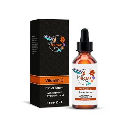 NECTAR SPA Vitamin C Facial Serum with Vitamin E Hyaluronic Acid - 1 fl oz 30ml
