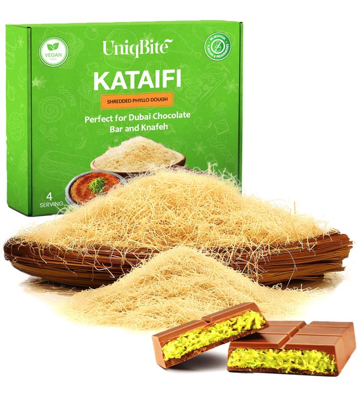 Kataifi Pastry for Dubai Chocolate Bar, 7 oz (200g), Dried Shredded Fillo Dough, Phyllo Dough Kadayif Katafi Knafeh
