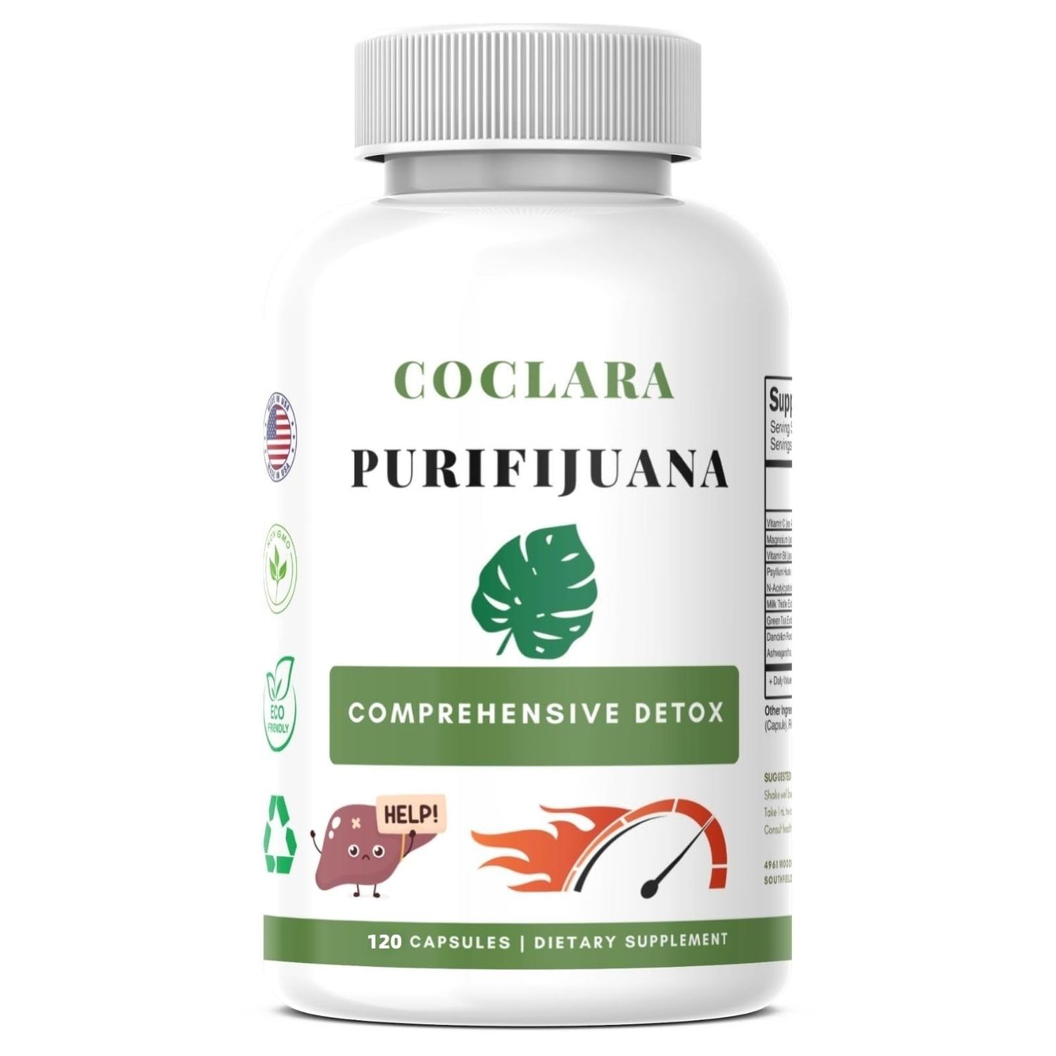 Herbal Supplement for Liver Gut Support Natural Wellness Blend for Digestive Health Metabolism (120 Caps)