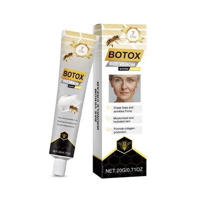EELHOE Botox Bee Venom Cream, 7 Day Bee Venom Face Cream for All Skin Type, Firming, Moisturizing Lifting Skin Cream, 0.71 Oz