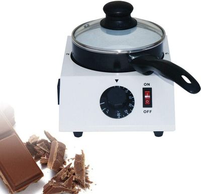 QINCLEARSA Electric Chocolate Melting Machine, 110V 40W Chocolate Melting Single Pot, Professional Tempering Machine for Chocolate, Butter, Cheese, Cream, Candy