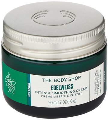The Body Shop Edelweiss Intense Smoothing Cream - Nourishing Day Cream - Moisturizes and Hydrates Skin - Vegan - 50ml