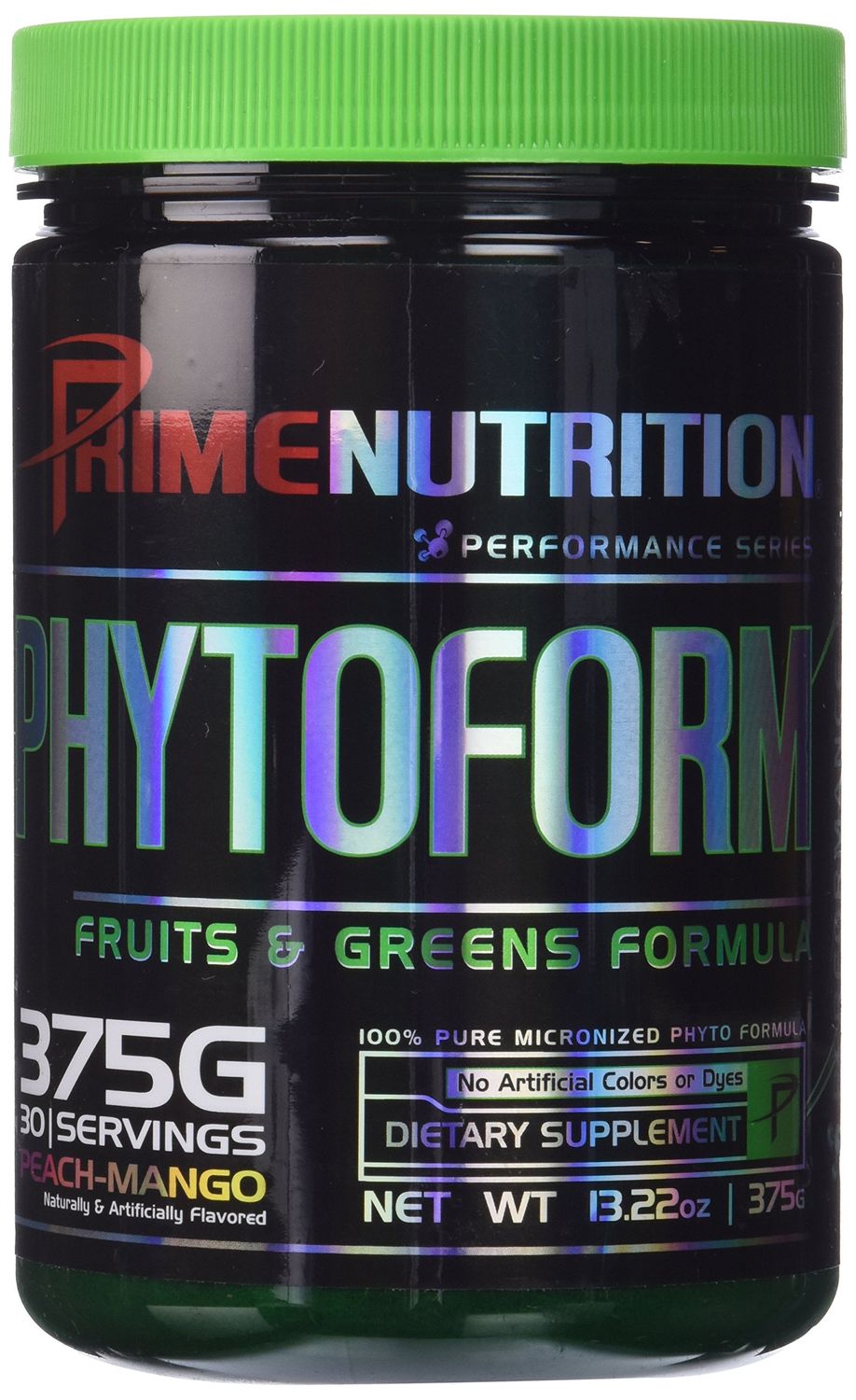 Phytoform Fruits Greens Prime Nutrition 375g 30 Servings (Peach-Mango)