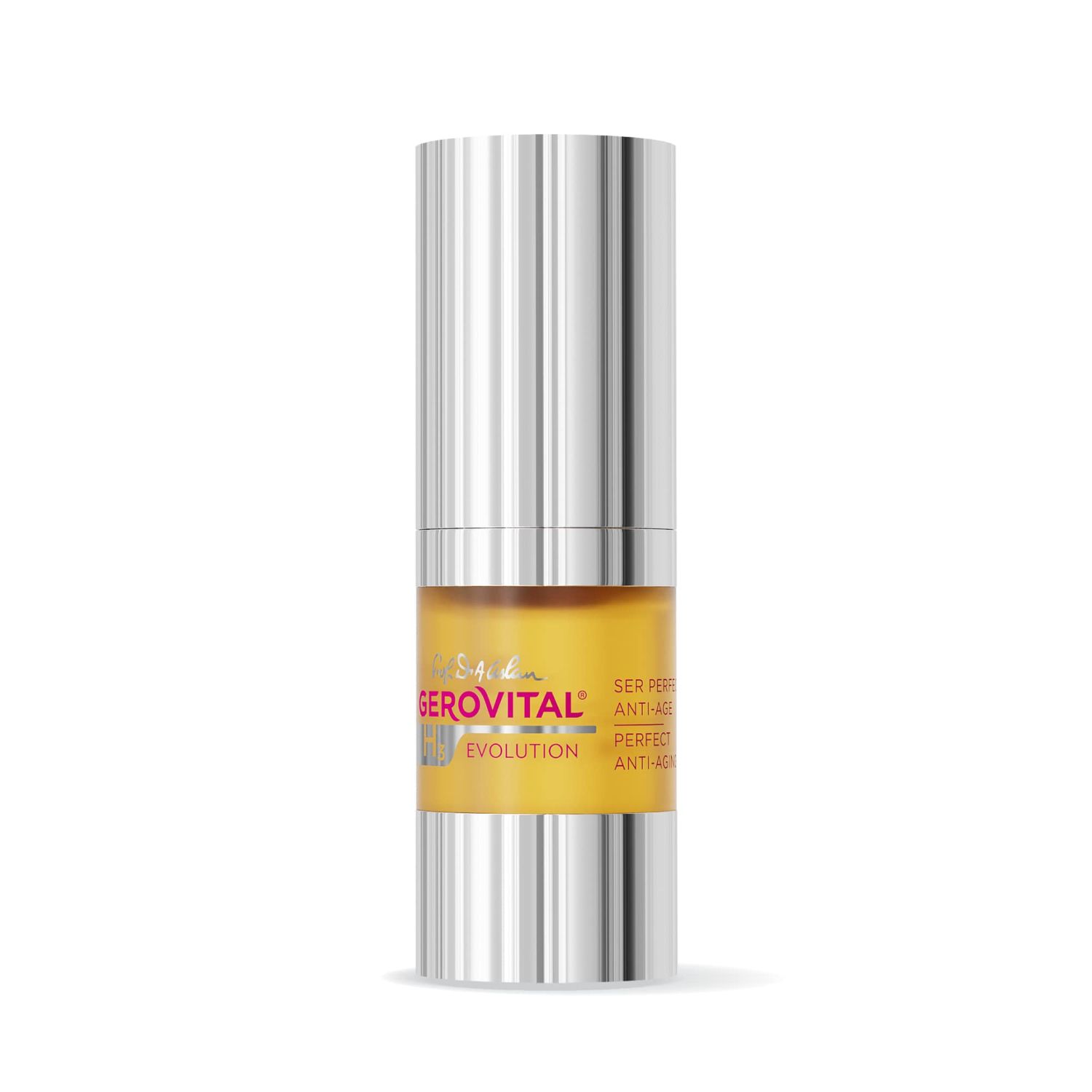 GEROVITAL EVOLUTION Perfect Anti-Aging Face Serum with Hyaluronic Acid and Superoxide Dismutase SOD (The Anti-Aging Super-Enzyme), Anti-Wrinkle, Moisturizer Face Serum, 15 ml