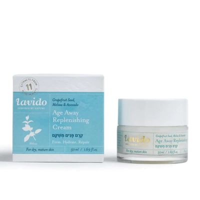 Lavido - Natural Age Away Replenishing Facial Cream Firm, Hydrate Repair Dry, Mature Skin (1.69 oz 50 ml)