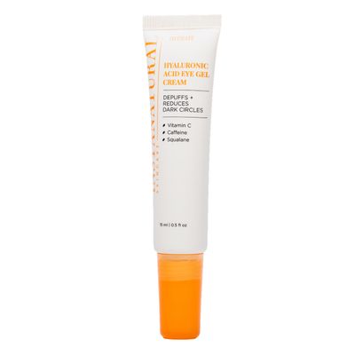 InstaNatural Hyaluronic Acid Eye Gel Cream, Hydrating Under Eye Cream for Women Men, Decreases Puffiness, Dark Circles and Wrinkles, with Vitamin C, Caffeine, Squalane Peptides, 0.5 Fl Oz