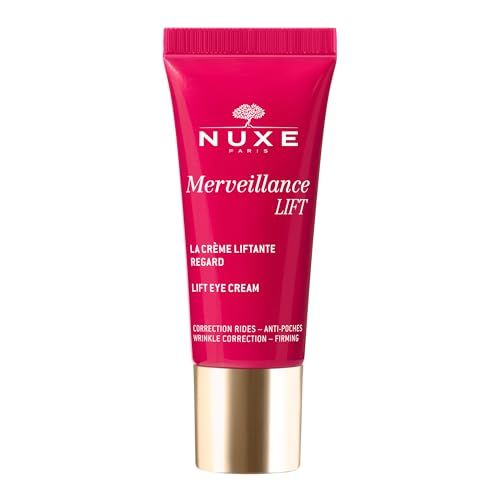 Nuxe Merveillance Lift Eye Cream Under Eye Anti-Aging Treatment for Wrinkles, Puffiness Bags, 0.51 fl oz