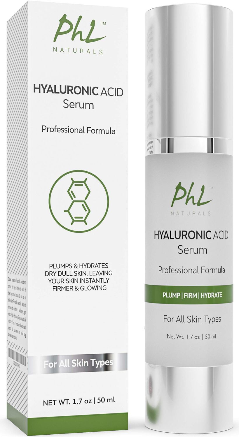 Hyaluronic Acid Serum for Face - (1.75 fl oz 50 ml) with Vitamin C and E, Anti-Aging Line Correcting Serum - Boosts Hydration, Plumps Skin to Fill in Fine Lines and Wrinkles