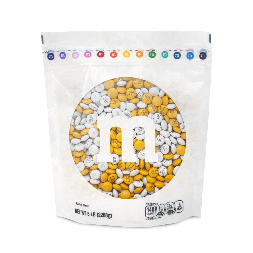 MM S WORLD Pre-Designed Happy Anniversary Milk Chocolate Candy - 5lbs of bulk candy perfect for Anniversary Parties, Anniversary and Anniversary Favors