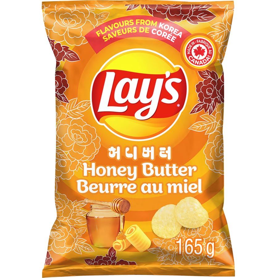 Lay&#39;s Honey Butter Chips, 165g5.8 oz. Bag