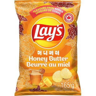 Lay&#39;s Honey Butter Chips, 165g5.8 oz. Bag