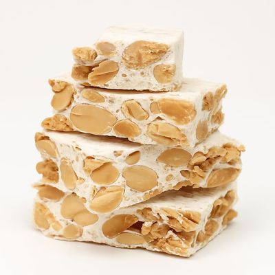 Andy Anand Sugar Free Almond Brittle, Gluten Free, Crunchy Nougat Turron, Made in Europe - 7 Oz