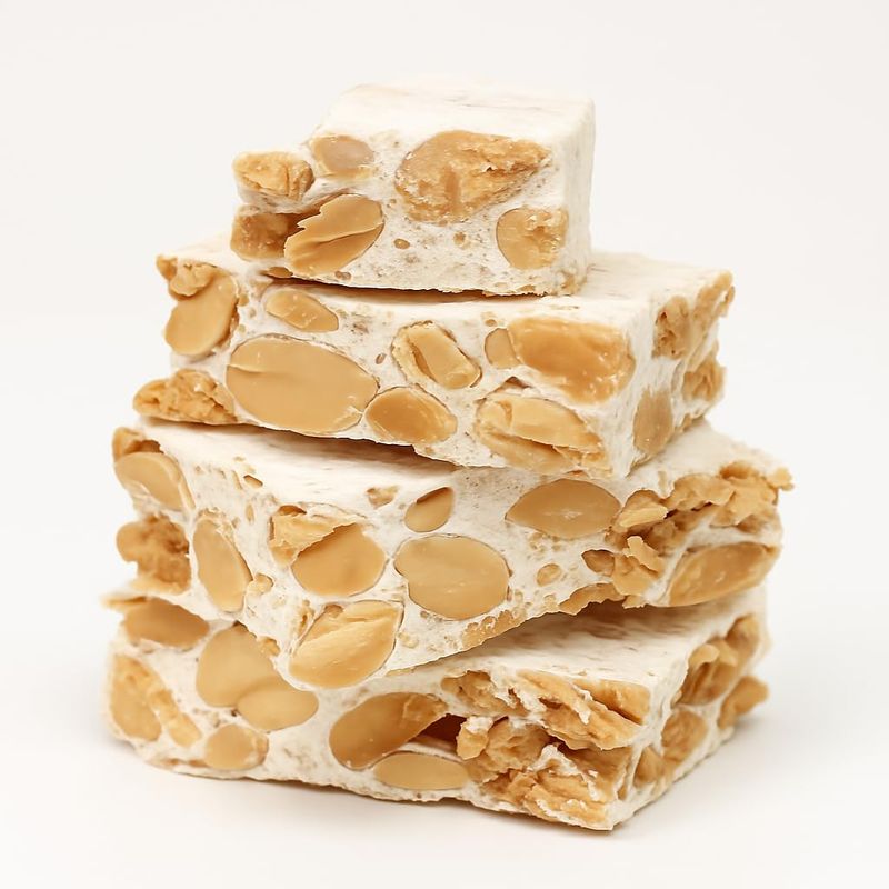 Andy Anand Sugar Free Almond Brittle, Gluten Free, Crunchy Nougat Turron, Made in Europe - 7 Oz