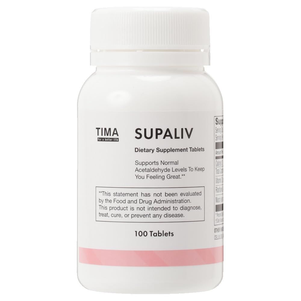 SUPALIV Japanese Patented Supplement Liver Health Immunity Support with Antioxidants 100 Tablets (33 Servings)