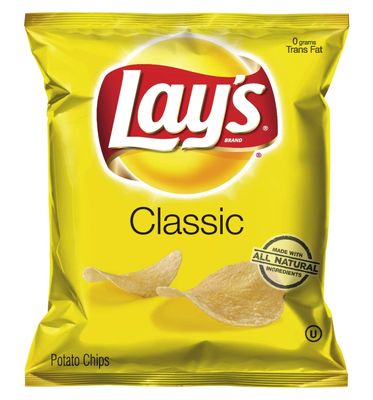 Lay&#39;s Chips Potato Regular 2.25 ounce Bag XVL