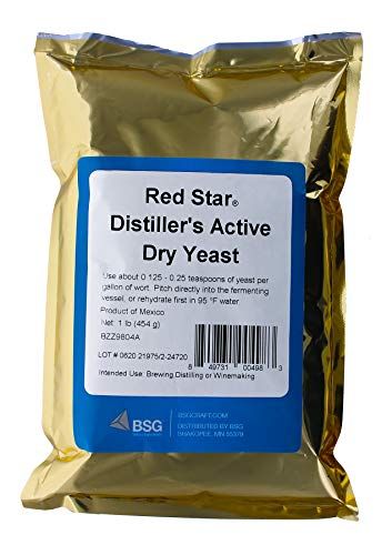 Red Star Distiller&#39;s Yeast (DADY), 1 lb.