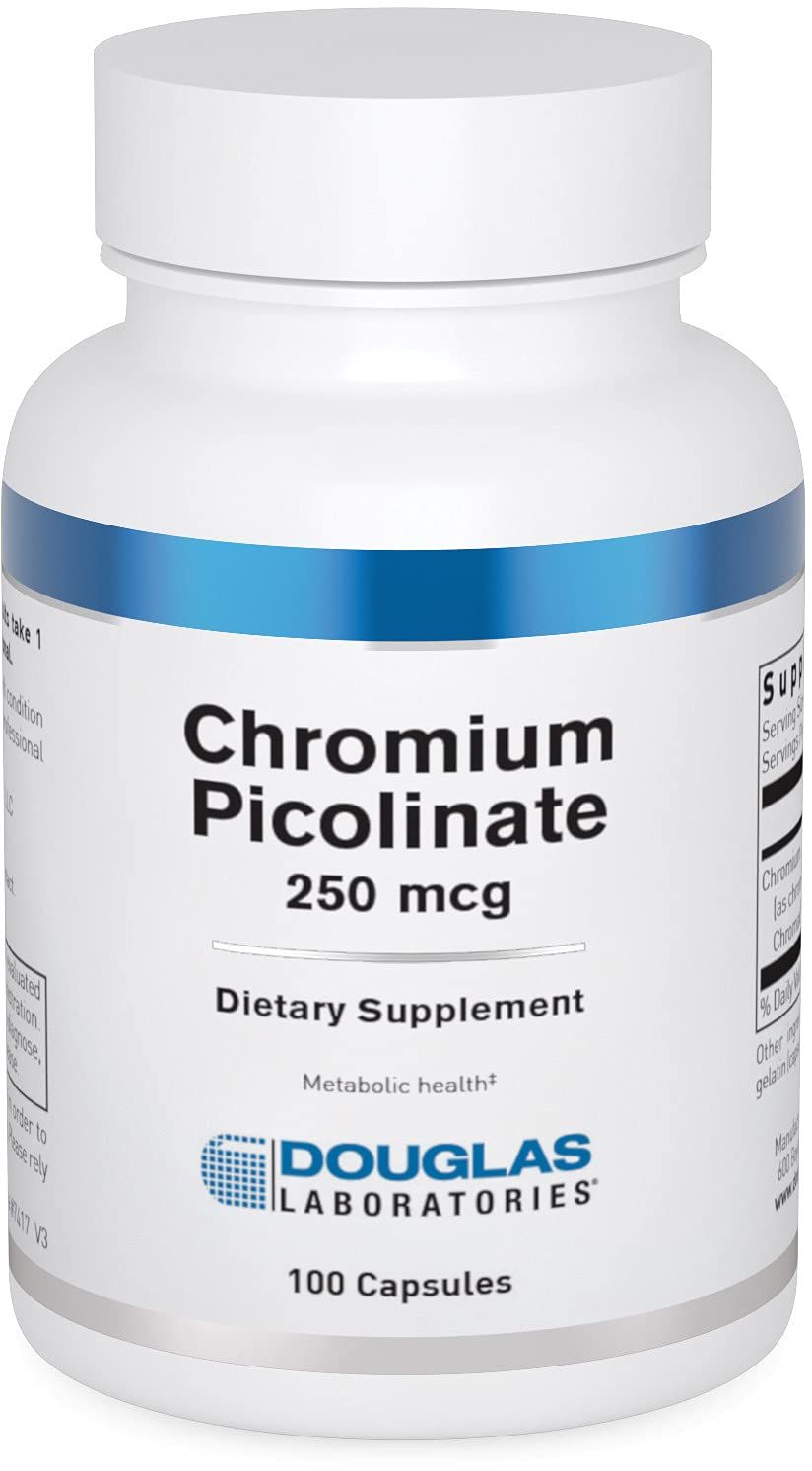 Douglas Laboratories Chromium Picolinate (250 mcg) Supports Healthy Metabolism 100 Capsules