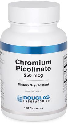 Douglas Laboratories Chromium Picolinate (250 mcg) Supports Healthy Metabolism 100 Capsules
