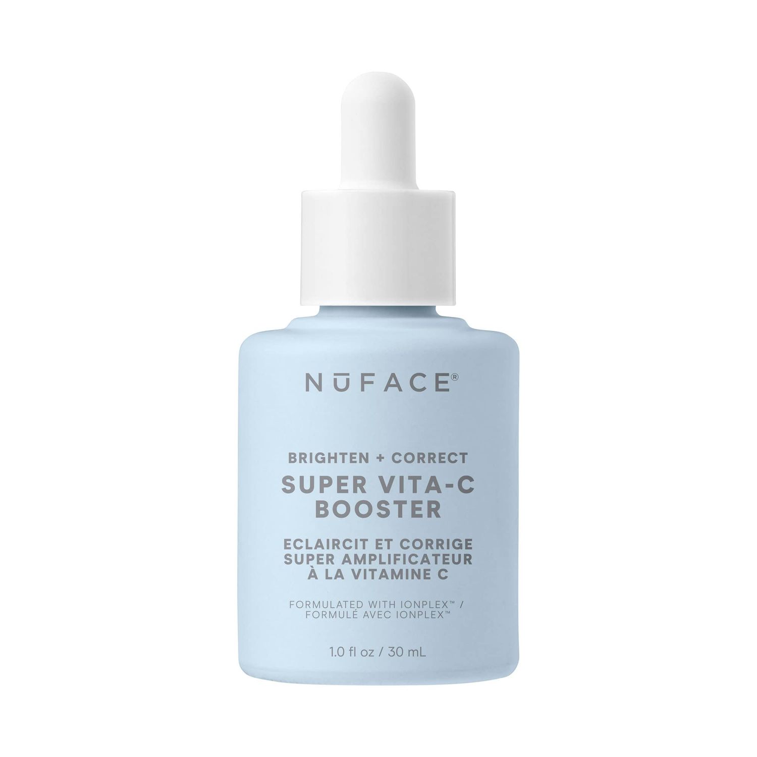 NuFACE Vita-C Brightening Face Serum - Vitamin C Serum for Dark Spots Even Skin Tone Niacinamide for Soothing Redness - Boosts Results of Microcurrent Treatments, Daily Skin Care (1oz)
